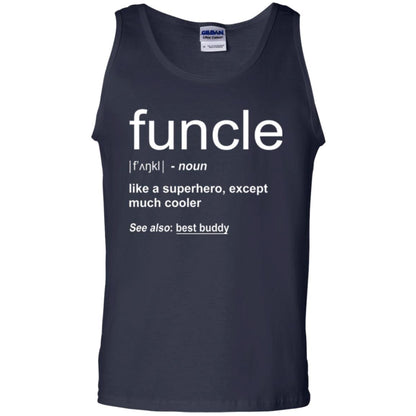 Funny Uncle T-shirt Funcle Navy