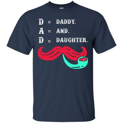 Daddy And Daughter Dad Shirt For Father_s Day Navy