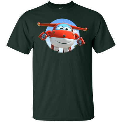 Super Wings Jett Movie Lover T-shirt Forest