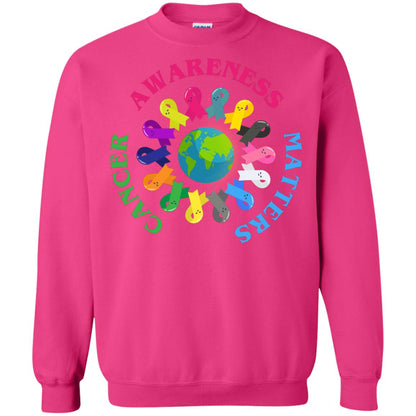 All Cancer Ribbons For All Cancer Awareness T-shirt Heliconia