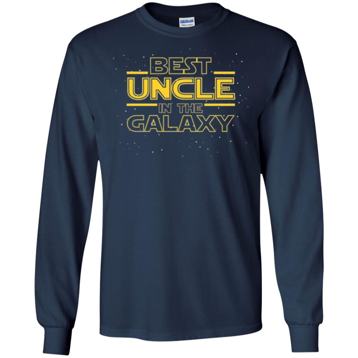 Uncle T-shirt Best Uncle In The Galaxyt-shirt Navy