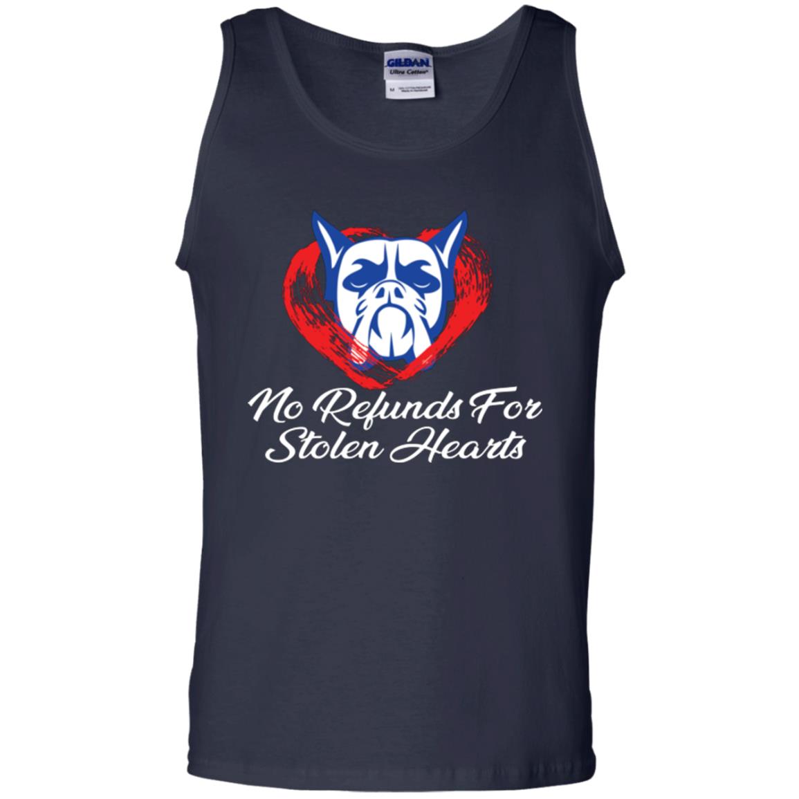 Dog Lover T-shirt No Refunds For Stolen Hearts Navy