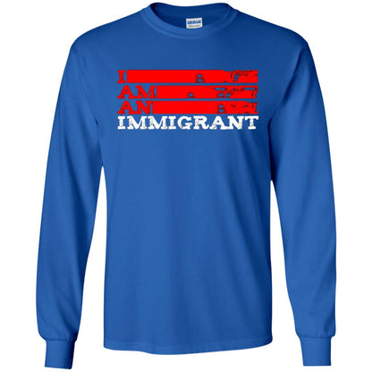 Anti Trump T-shirt Political Tee I Am An Immigrant Political Royal