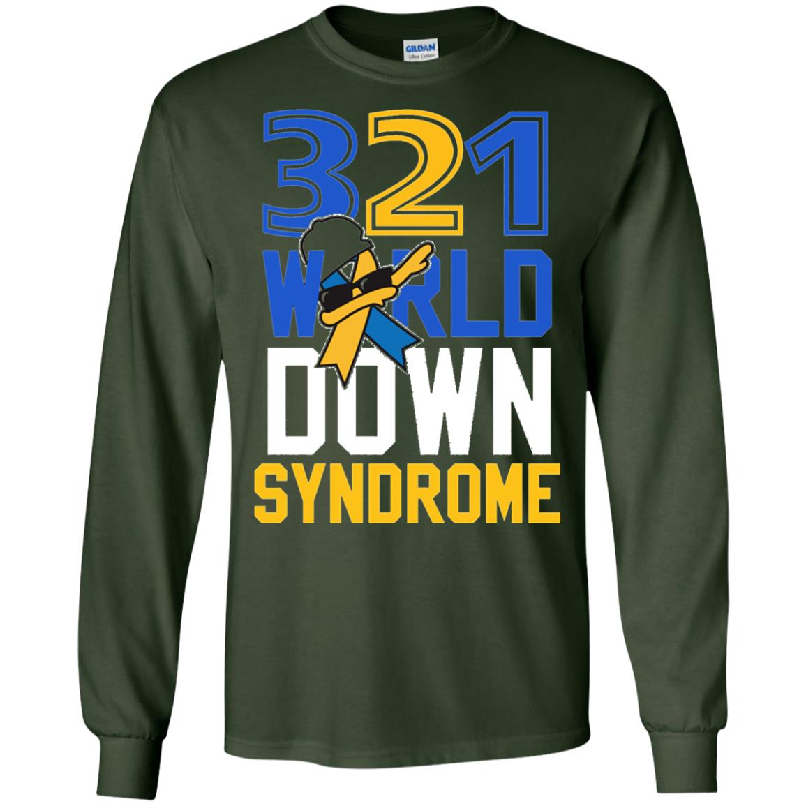 Awareness March 21 World Down Syndrome Day Shirt Forest Green