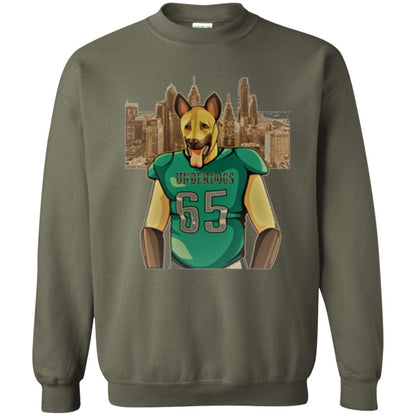 Dog Lover T-shirt Philly Fan Philadelphia Underdogs 2018 Game Day Military Green