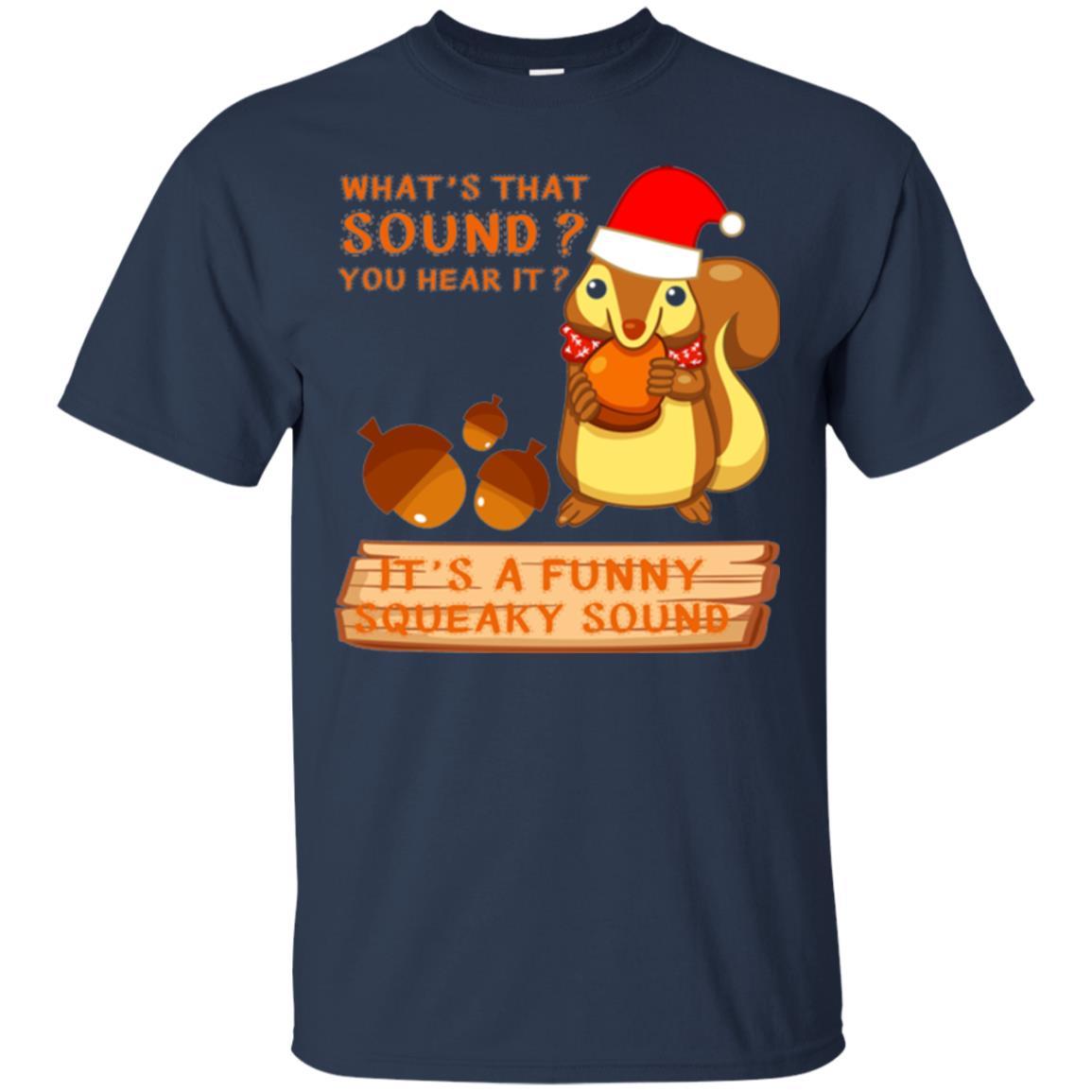 Squirrel T-shirt What's That Sound You Hear It Navy