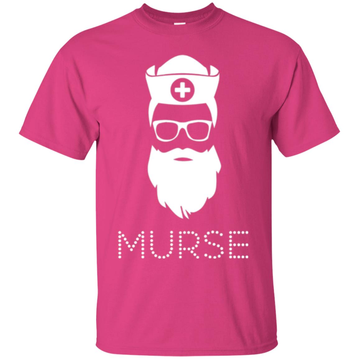 Gift For Nurse Awesome Cute Funny Murse Man T-shirt Heliconia