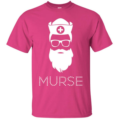 Gift For Nurse Awesome Cute Funny Murse Man T-shirt Heliconia