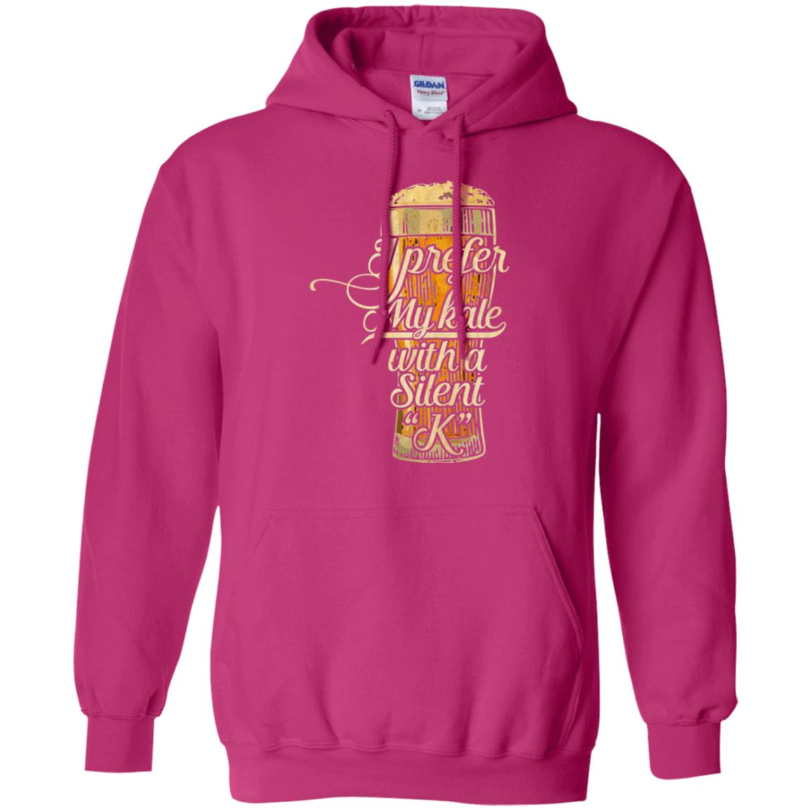 Beer Lover T-shirt I Prefer My Kale With A Silent K Heliconia