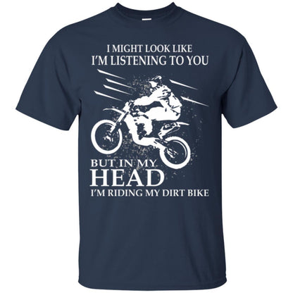 Motocross T-shirt I'm Riding My Dirt Bike Navy
