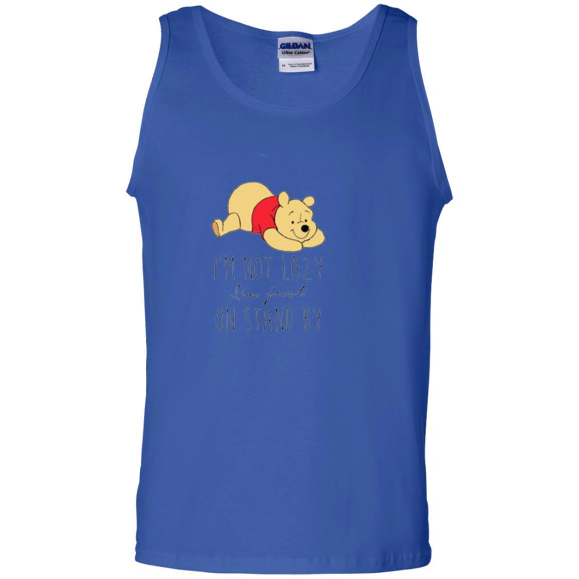 Cartoon T-shirt I'm Not Lazy I'm Just On Stand By Royal