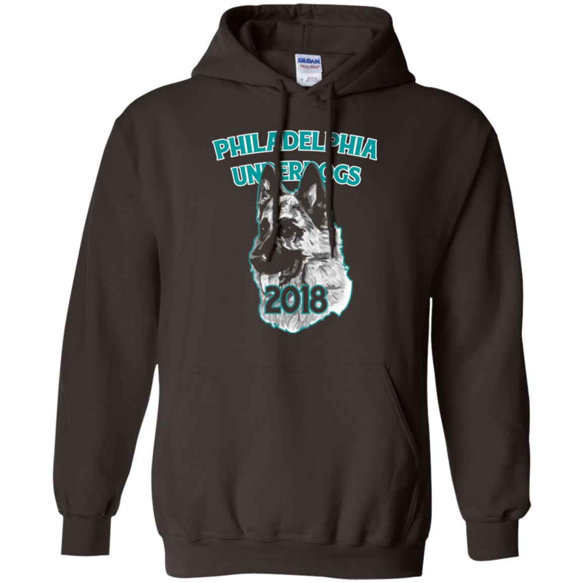 Dog Lover T-shirt Philadelphia Underdogs Celebration 2018 T-shirt Dark Chocolate