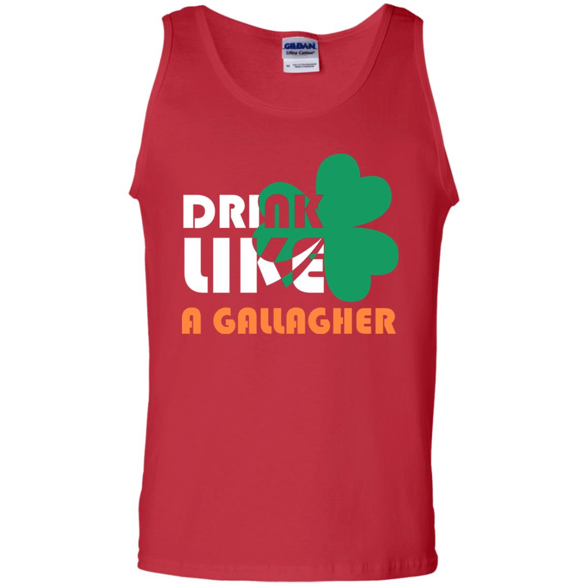 Drink Like A Gallagher Saint Patrick_s Day T-shirt Red
