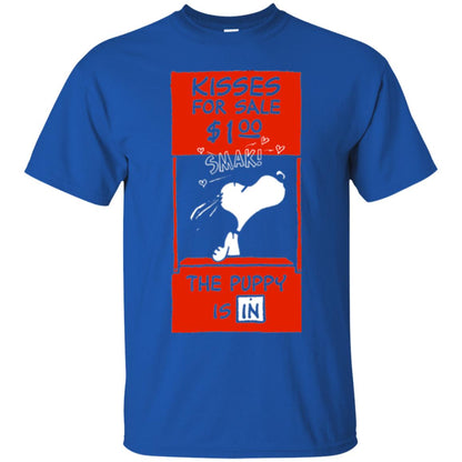 Peanuts Snoopy Kisses Valentines T-shirt Royal