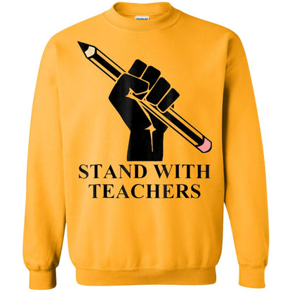 Colorado Teachers Stand With Teachers Educator Strike Shirt Gold