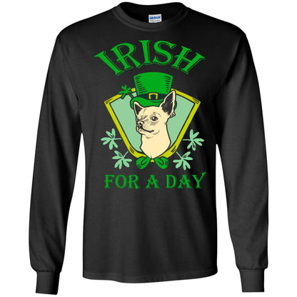 Saint Patrick's Day T-shirt Irish For A Day Black