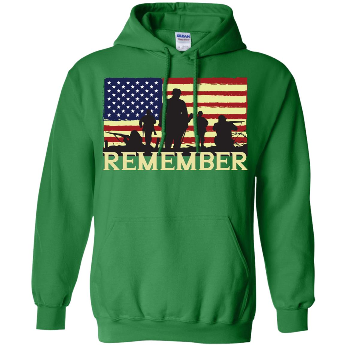 Military Of United States Memorial Day Shirt Irish Green