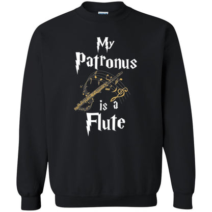 Musician T-shirt My Patronus Is A Flute Black