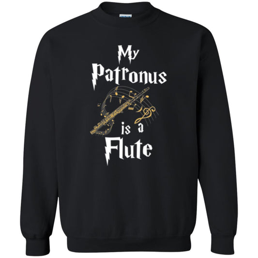 Musician T-shirt My Patronus Is A Flute Black