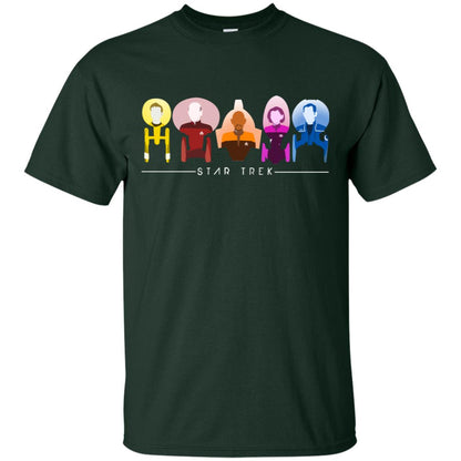 Star Trek Starfleet Captains Shirt Forest