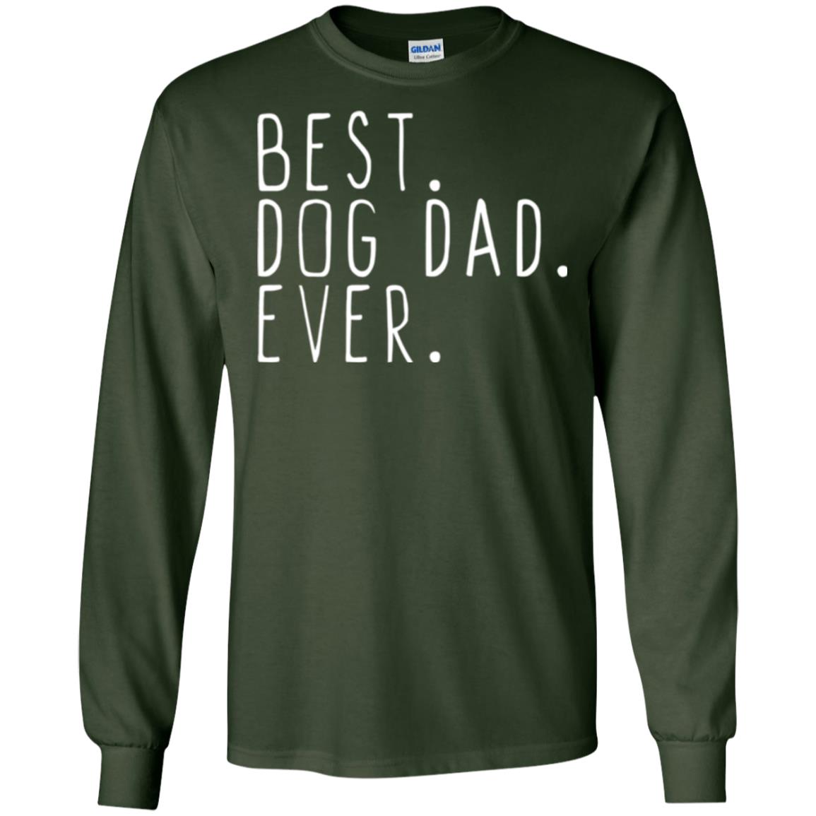 Best Dog Dad Ever T-shirt Forest Green