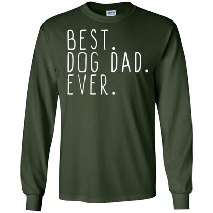 Best Dog Dad Ever T-shirt Forest Green