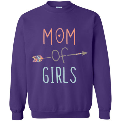 Mommy T-shirt Mom Of Girls Purple