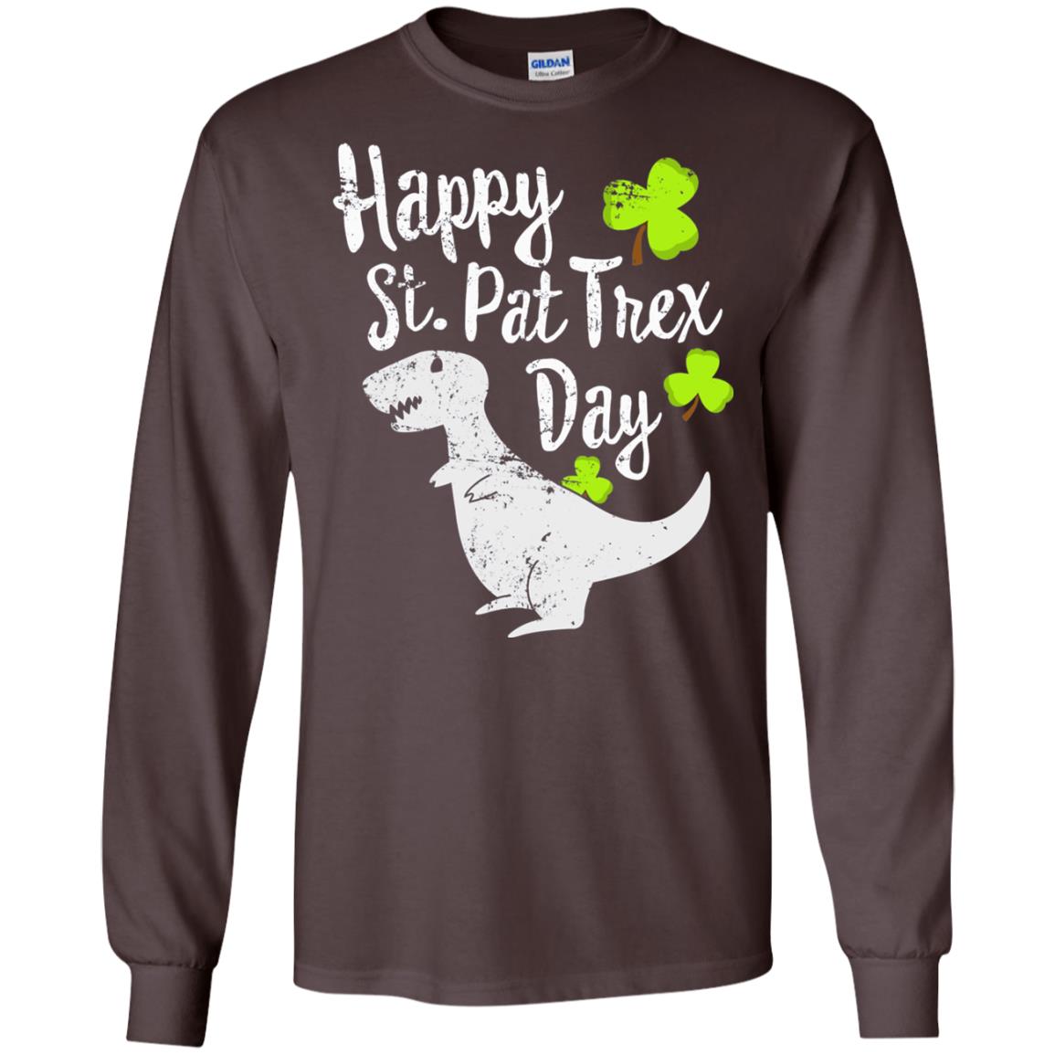 Pat T-rex Cute Stain Patricks Shirt Dark Chocolate
