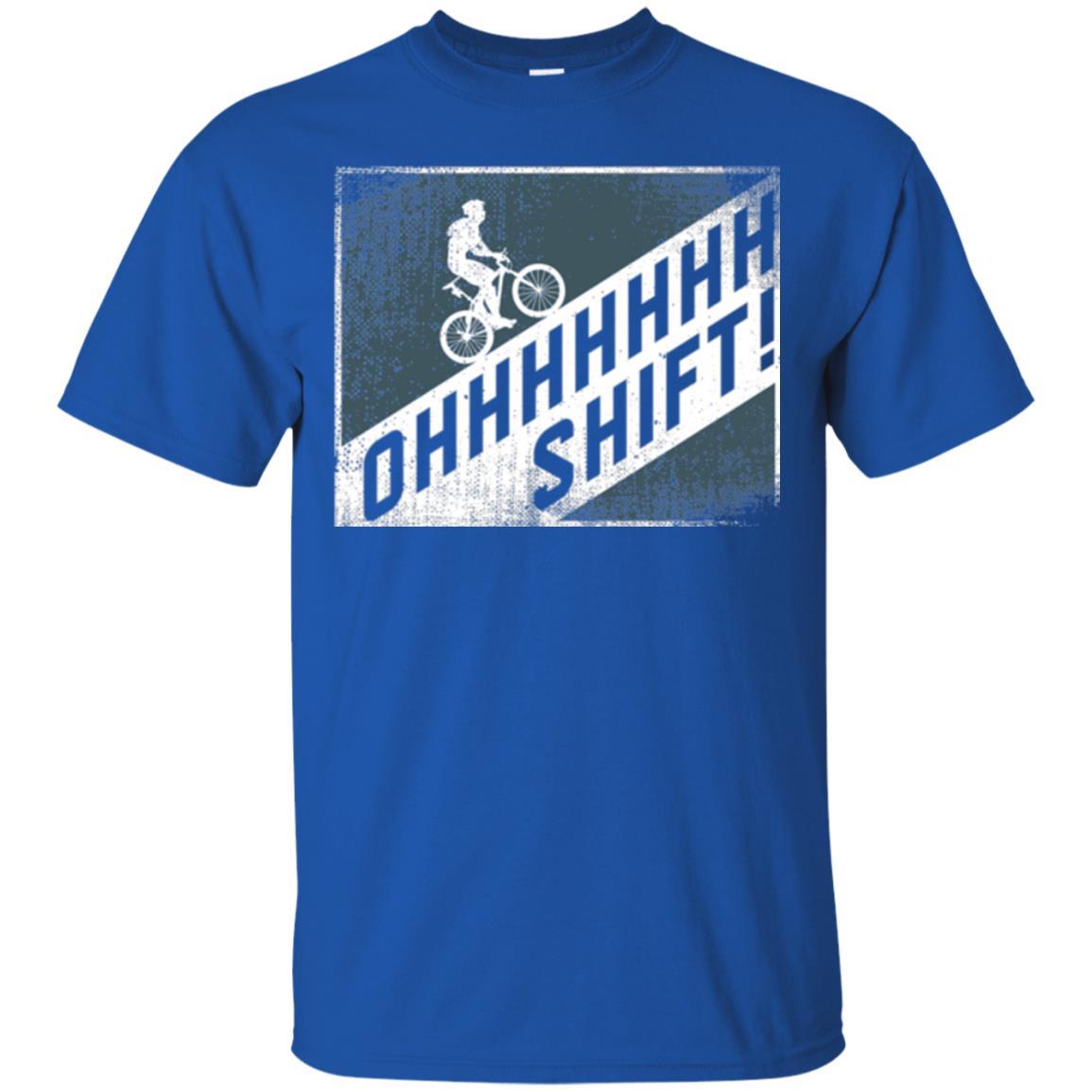 Cyclist T-shirt Oh Shift Royal