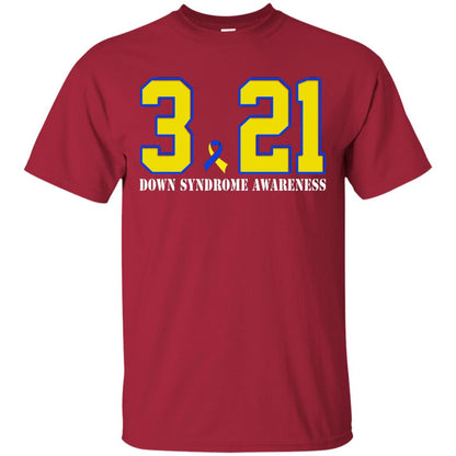March 21st Down Syndrome Awareness T-shirt Cardinal