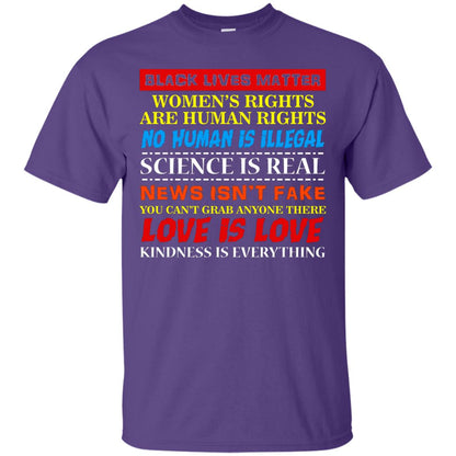 Black Lives Matter Womens Rights Are Human Rights Purple