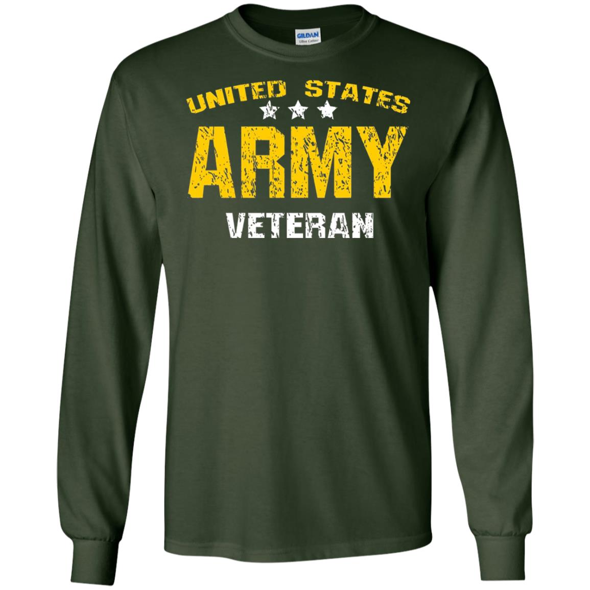 United States Army Veteran Shirt Forest Green