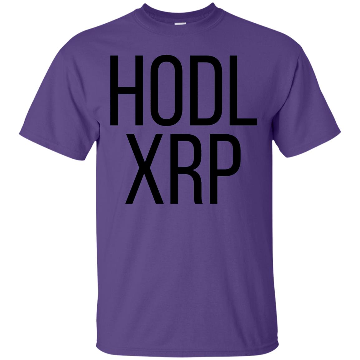 Hodl Xrp Ripple Cryptocurrency Alt Coin T-shirt Purple