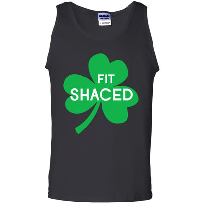 Saint Patrick's Day T-shirt Shamrocks Fit Shaced Black