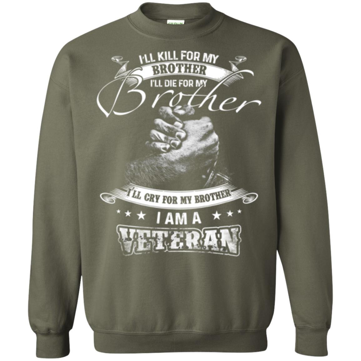 Veteran T-shirt I Am A Veteran Military Green