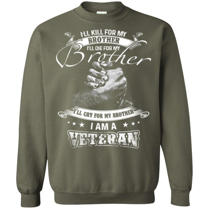 Veteran T-shirt I Am A Veteran Military Green