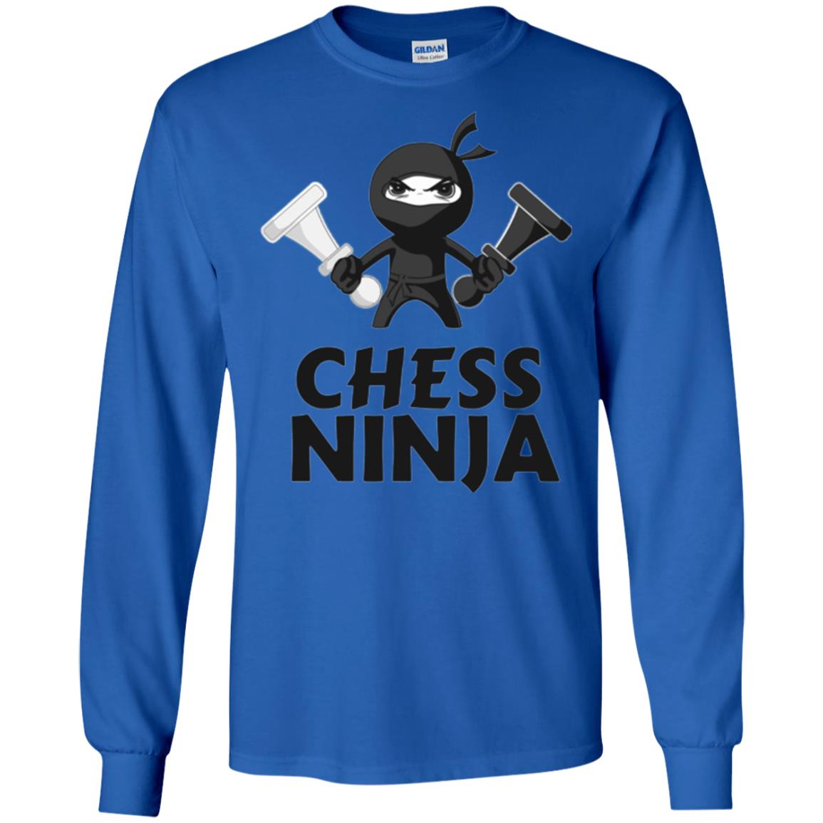 Funny Chess Ninja T-shirt Royal