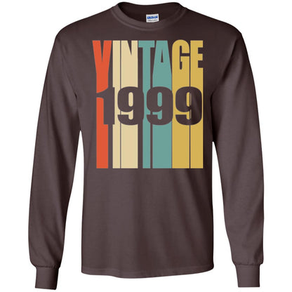 Brithday T-shirt Retro Vintage 1999 Dark Chocolate