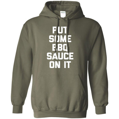 Barbecue Lovers T-shirt Put Some Bbq Sauce On It Military Green