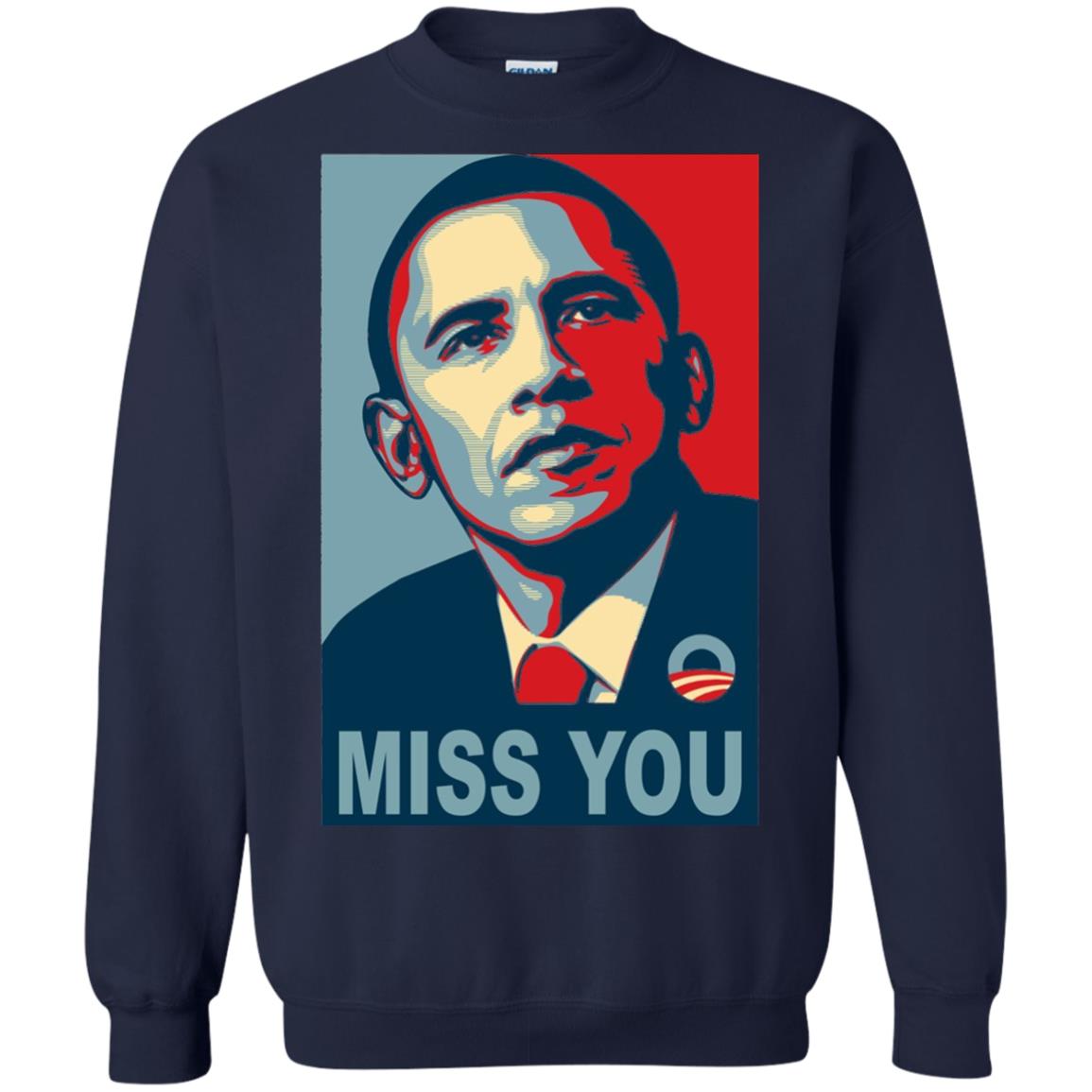 American President Miss You Political T-shirt Navy