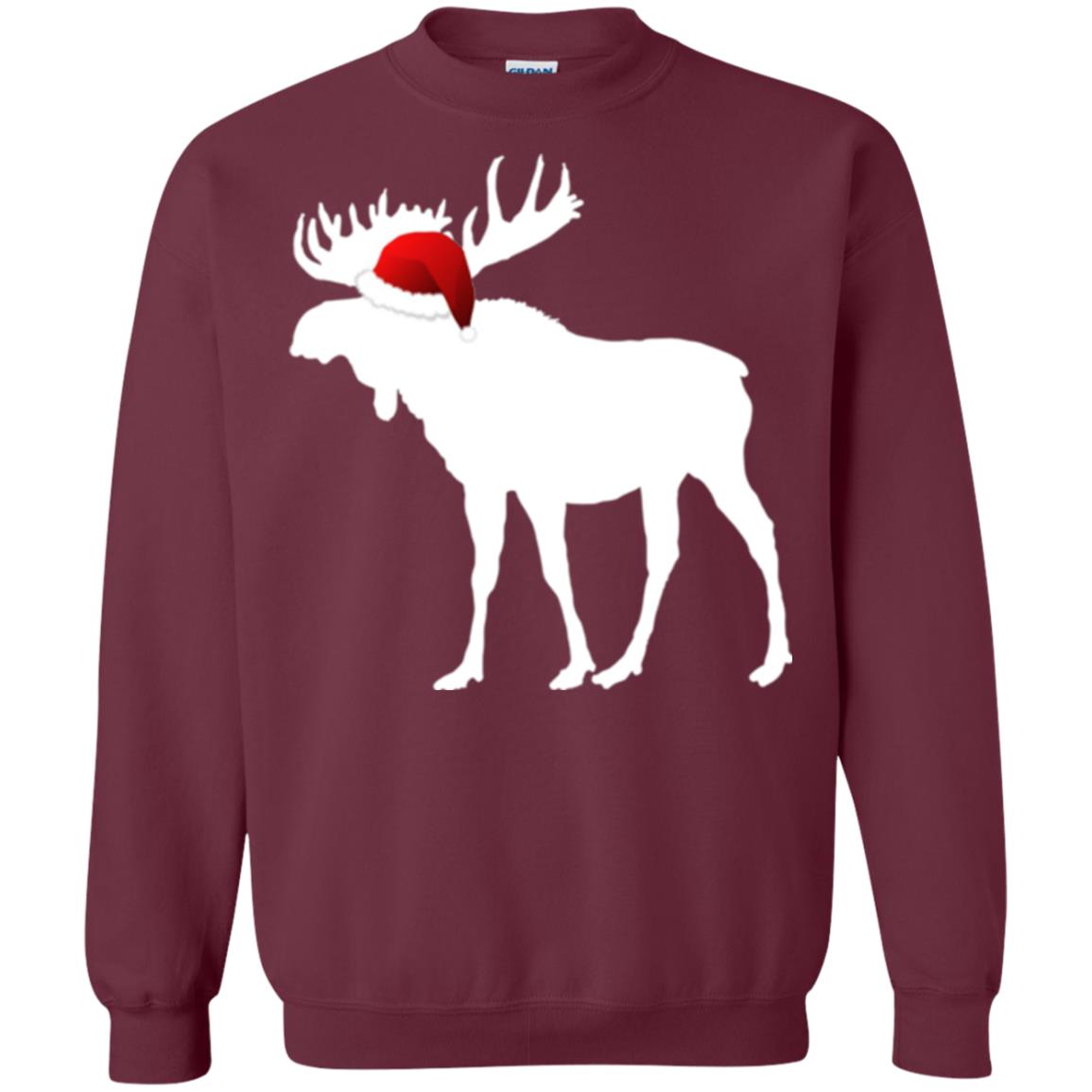 Christmas T-shirt Reindeer Maroon