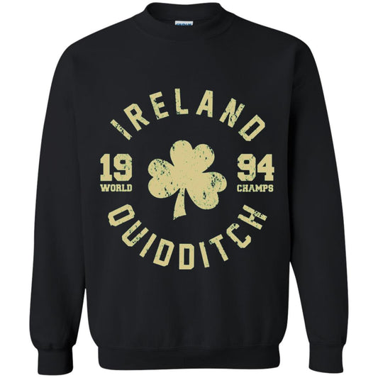 St. Patrick's Day Irish T-shirt Ireland Quidditch Black