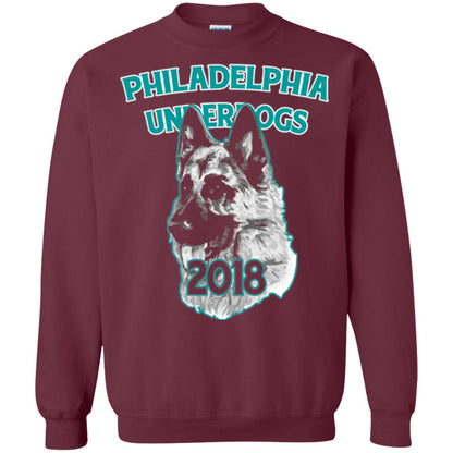 Dog Lover T-shirt Philadelphia Underdogs Celebration 2018 T-shirt Maroon