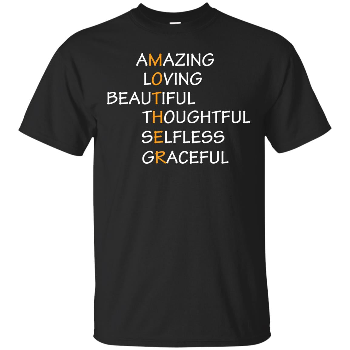Amazing Loving Beautiful Thoughtful Selfless Graceful Mother Black