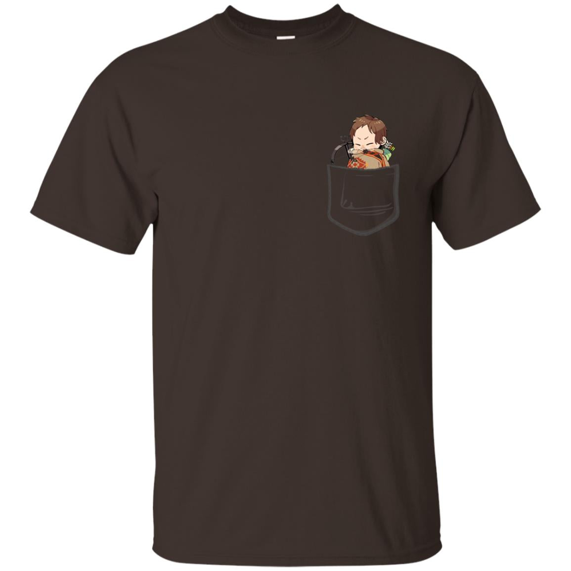 Daryl In Pocket Shirt Dark Chocolate