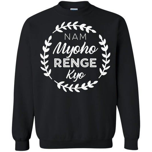 Nam Myoho Renge Kyo White Crest Shirt Black