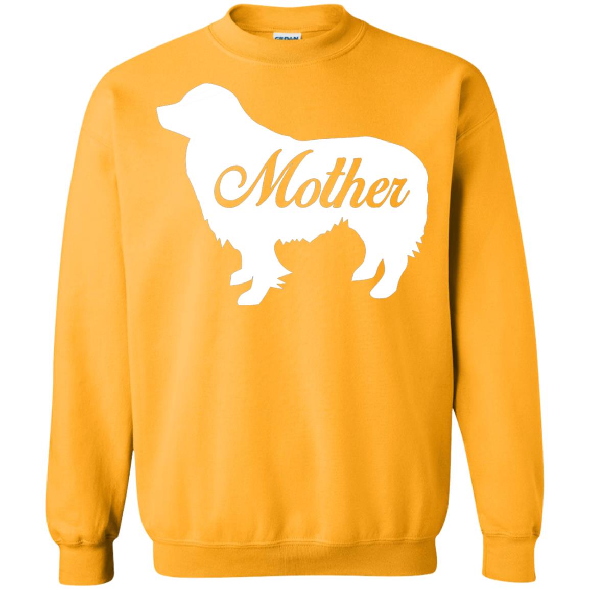 Border Collie Dog Mom T-shirt Gold