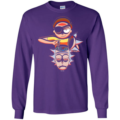 Film T-shirt Cartoon Lover Evil Morty Purple
