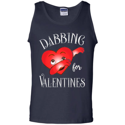 Valentines Day T-shirt Dabbing Heart T-shirt Navy