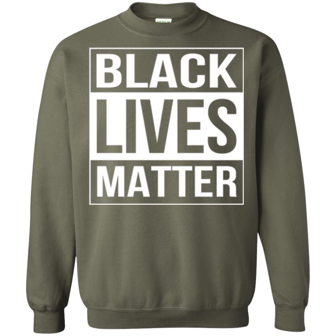 Political T-shirt Black Lives Matter T-shirt Military Green